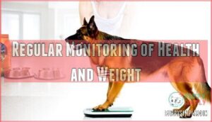 regular monitoring of health and weight