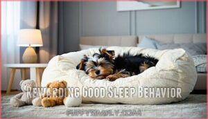 rewarding good sleep behavior