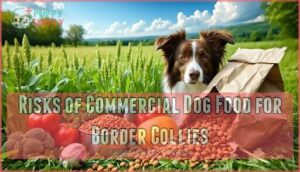 risks of commercial dog food for border collies