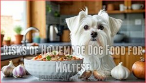 risks of homemade dog food for maltese