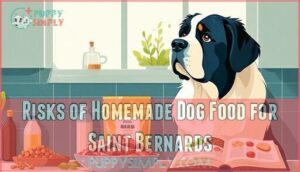risks of homemade dog food for saint bernards