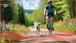 running or biking