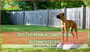 safe environments and fencing recommendations