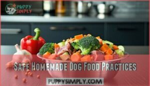 safe homemade dog food practices