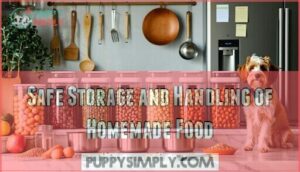 safe storage and handling of homemade food