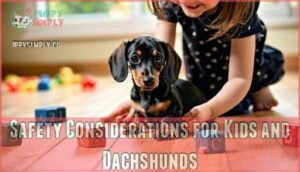 safety considerations for kids and dachshunds