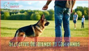 selective obedience to commands