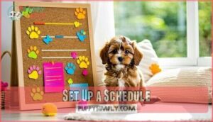 set up a schedule