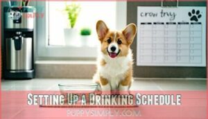 setting up a drinking schedule