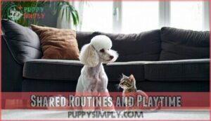shared routines and playtime