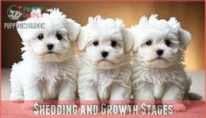 shedding and growth stages