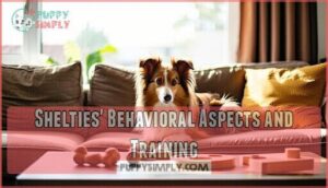 shelties' behavioral aspects and training