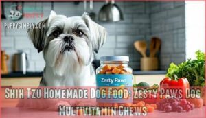 shih tzu homemade dog food: zesty paws dog multivitamin chews