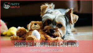 signs of compulsive chewing