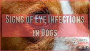 signs of eye infections in dogs