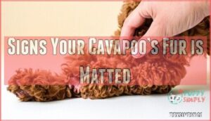 signs your cavapoo’s fur is matted