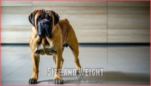 size and weight