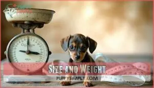 size and weight