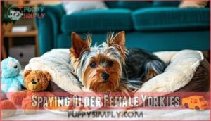 spaying older female yorkies