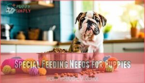 special feeding needs for puppies