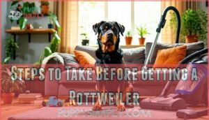 steps to take before getting a rottweiler