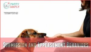 submission and appeasement behaviors