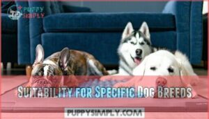 suitability for specific dog breeds