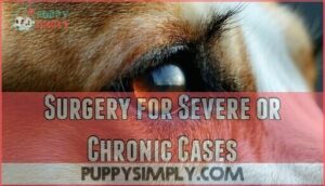 surgery for severe or chronic cases