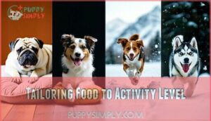 tailoring food to activity level