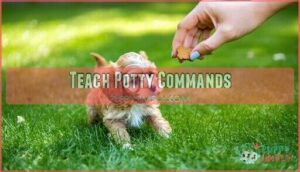 teach potty commands