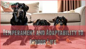 temperament and adaptability to indoor life
