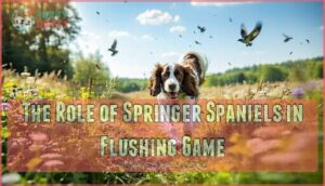 the role of springer spaniels in flushing game