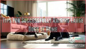 tips for successfully raising large dogs at home