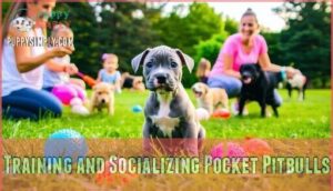 training and socializing pocket pitbulls