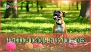 training and socializing your boxer