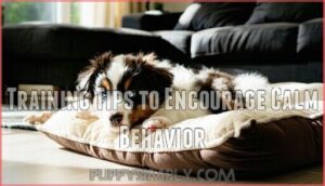 training tips to encourage calm behavior