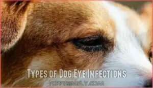 types of dog eye infections