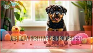 use only positive reinforcement