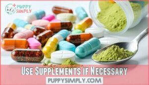 use supplements if necessary