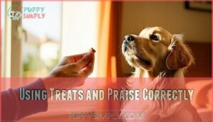 using treats and praise correctly
