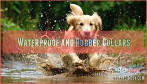waterproof and rubber collars