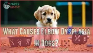 what causes elbow dysplasia in dogs