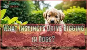what instincts drive digging in dogs
