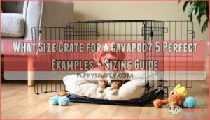 what size crate for a cavapoo with examples