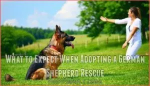 what to expect when adopting a german shepherd rescue