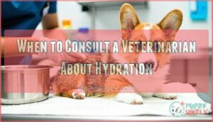 when to consult a veterinarian about hydration