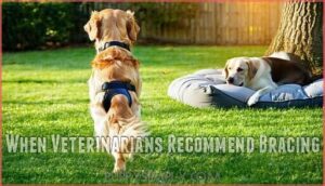 when veterinarians recommend bracing