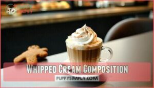 whipped cream composition