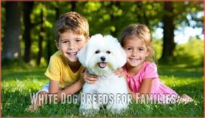 white dog breeds for families