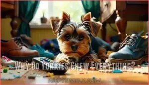 why do yorkies chew everything